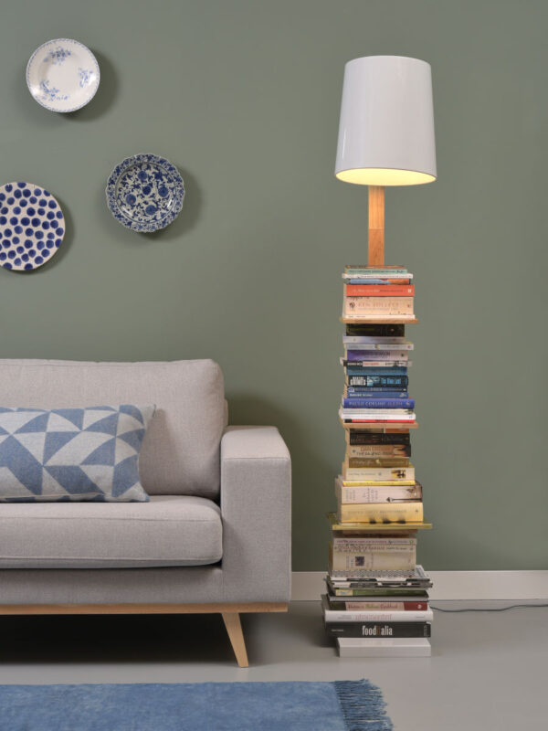 Witte houten retro vloerlamp It's About RoMi Cambridge - Image 9
