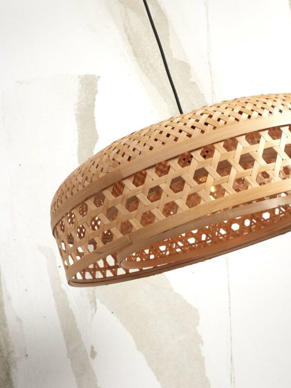 Naturel bamboe bohemien ronde hanglamp GOOD&MOJO Ubud - Image 6