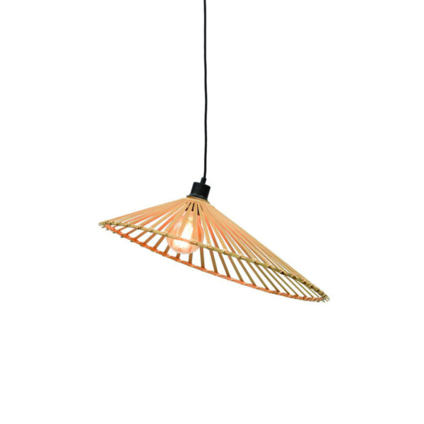 Hanglamp zwart-naturel bamboe bohemian GOOD&MOJO Bromo