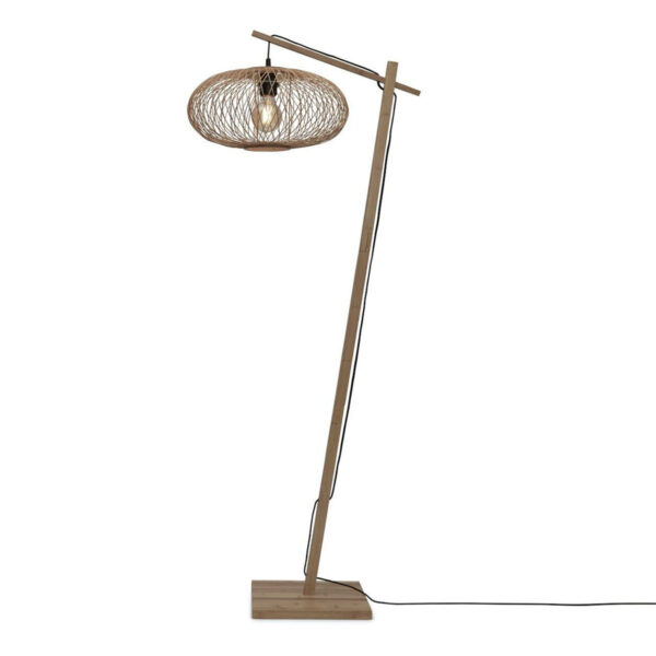 Naturel bamboe vloerlamp bohemien GOOD&MOJO Cango