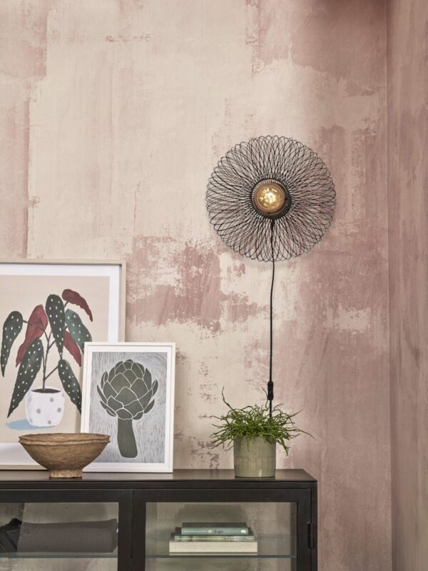 Zwarte wandlamp bamboe metaal bohemian GOOD&MOJO Cango - Image 2