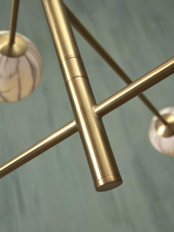 Goudkleurige hanglamp 6-dessinbol halters It's About RoMi Carrara - Image 5