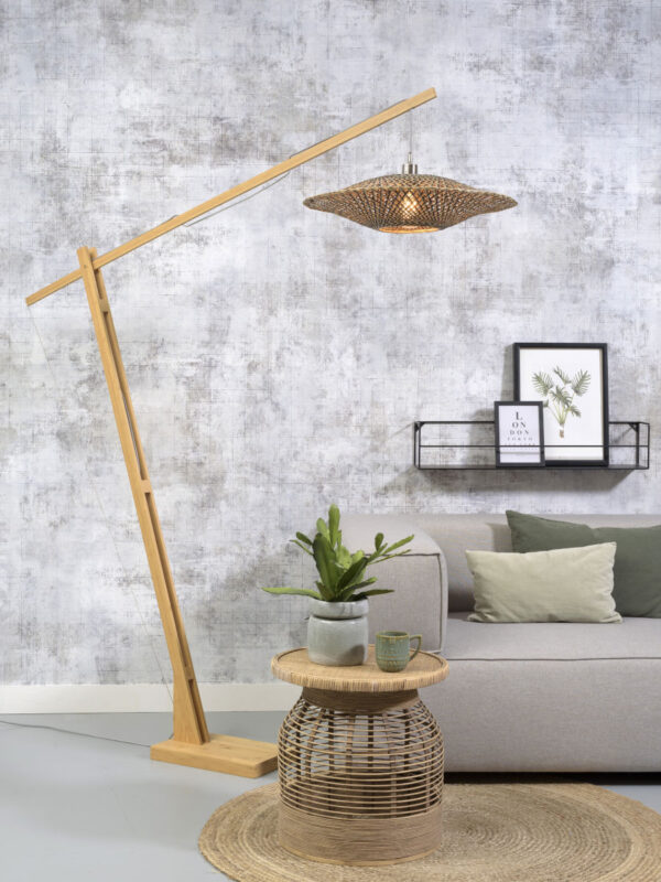 Vloerlamp ufo hefboom middelgroot GOOD&MOJO Bali - Image 2