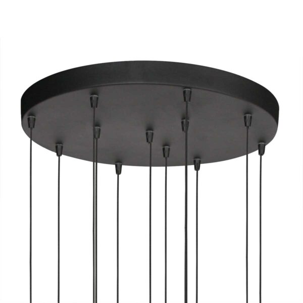 Rookglas design hanglamp LED zwart Steinhauer Bollique - Image 12