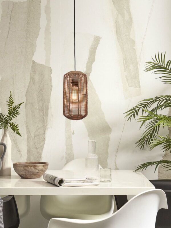 Metaal-rotan bohemian naturel hanglamp GOOD&MOJO Tanami - Image 2