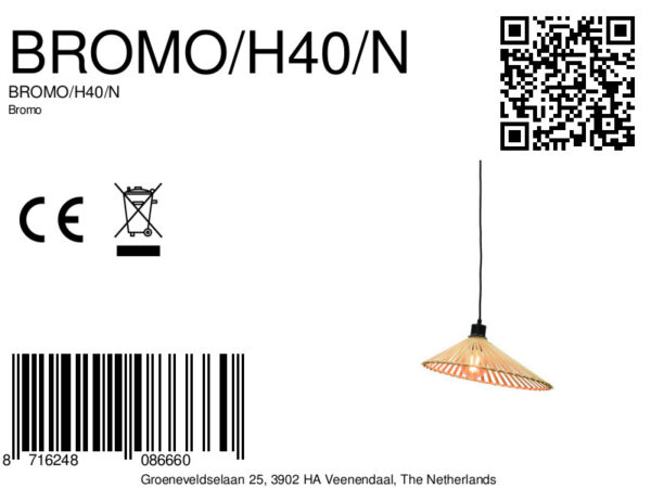 Naturel-bamboe bohemian zwarte hanglamp GOOD&MOJO Bromo - Image 11