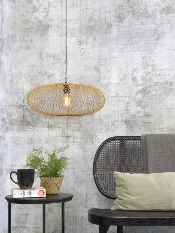 Naturel-bamboe zwarte bohemian hanglamp GOOD&MOJO Cango - Image 12