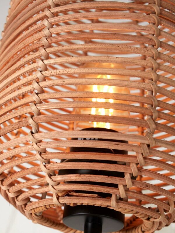 Naturel bohemian bamboe rotan tafellamp GOOD&MOJO Tanami - Image 7