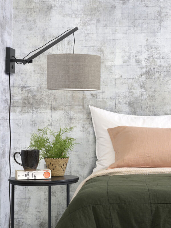 Loodgrijze wandlamp enkelgewricht GOOD&MOJO Andes - Image 2