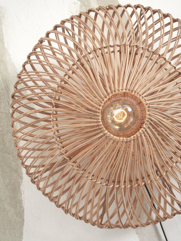 Naturel rotan metalen bohemian wandlamp GOOD&MOJO Zanzibar - Image 4
