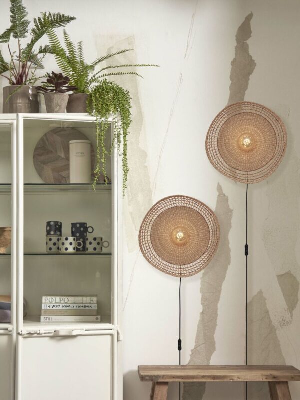Seagrass naturel bohemian wandlamp metaal GOOD&MOJO Pantanal - Image 10