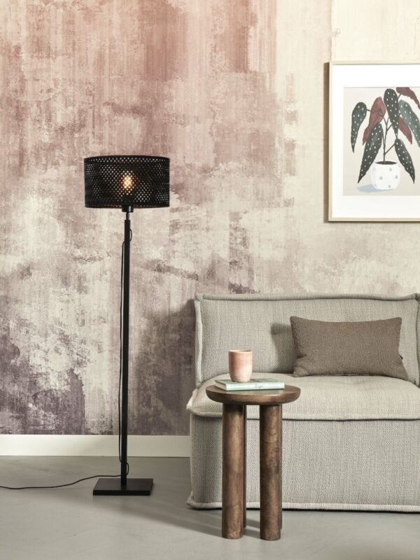 Bamboe zwarte vloerlamp bohemien GOOD&MOJO Java - Image 5