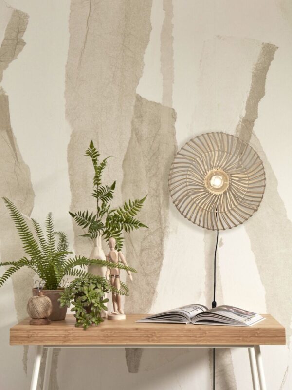 Rotan metalen witte wandlamp Boheems GOOD&MOJO Zanzibar - Image 2