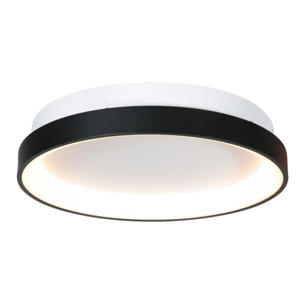 Ring plafonniere zwarte cirkel Mexlite Circolare - Ø 38cm