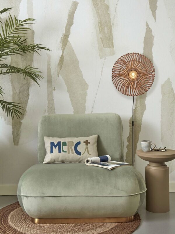 Naturel rotan metalen bohemian wandlamp GOOD&MOJO Zanzibar - Image 5