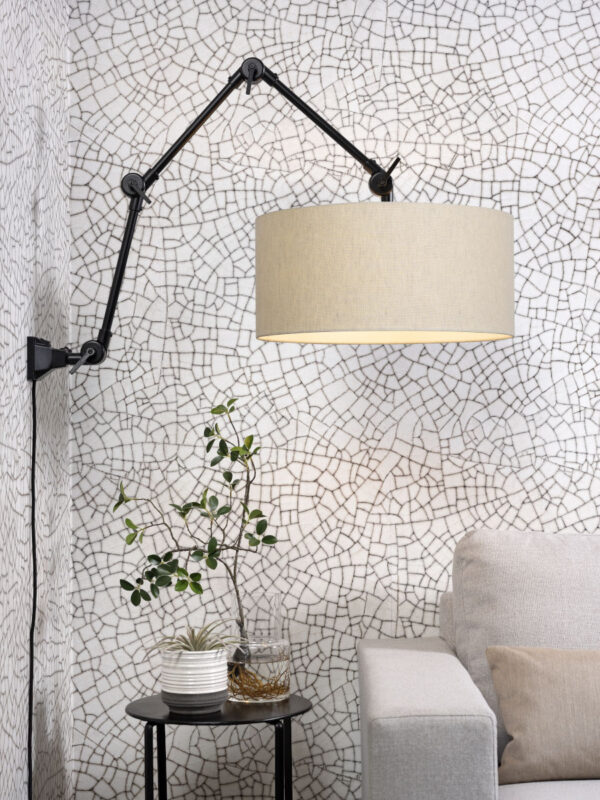 Metalen grijze retro wandlamp It's About RoMi Amsterdam - Image 5
