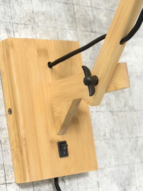 Naturel-naturel wandlamp gevlochten GOOD&MOJO Cango - Image 10