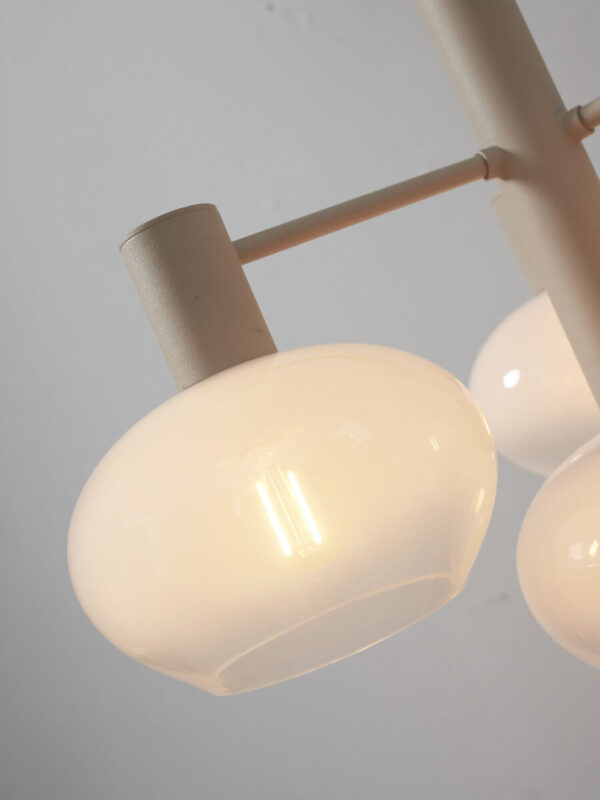 Witte moderne hanglamp metaal glas It's About RoMi Bologna - Image 4