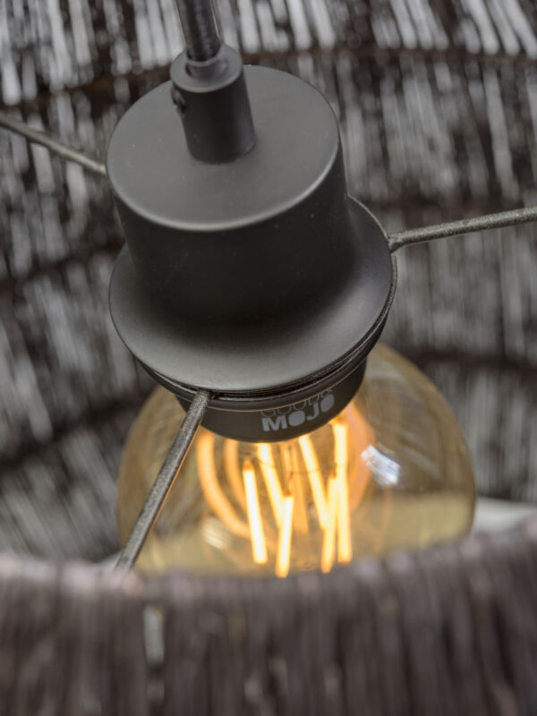 Zwart rieten hanglamp bohemien GOOD&MOJO Iguazu - Image 7
