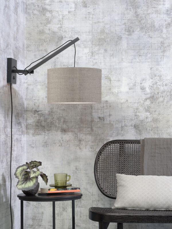 Loodgrijze wandlamp enkelgewricht GOOD&MOJO Andes - Image 5