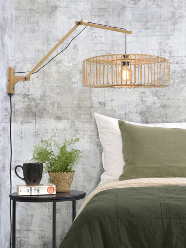 Bamboe naturel bohemian wandlamp GOOD&MOJO Bromo - Image 5