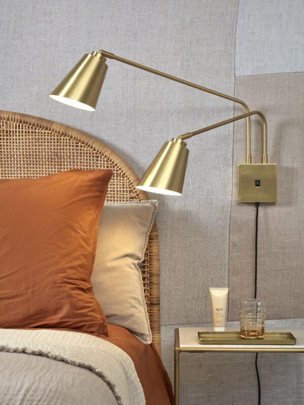 Wandlamp 2-lichts goud draai-/kantelbaar It's About RoMi Bremen - Image 8