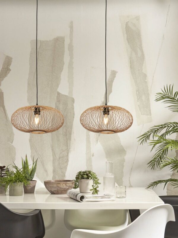 Naturel bohemien hanglamp bamboe GOOD&MOJO Cango - Image 5