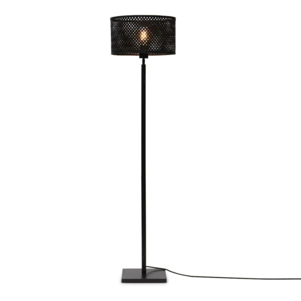Bamboe zwarte vloerlamp bohemien GOOD&MOJO Java