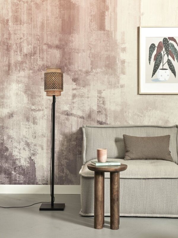 Vloerlamp bohemien bamboe zwart naturel GOOD&MOJO Bhutan - Image 5