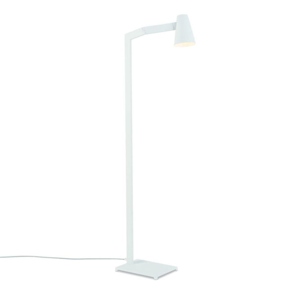Wit metalen draaibare vloerlamp It's About RoMi Biarritz