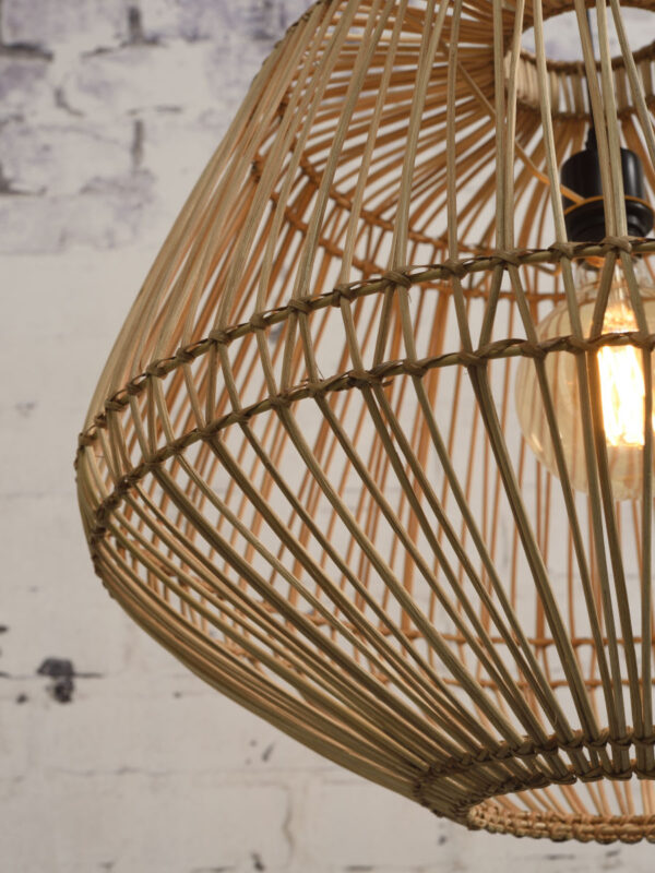 Organische hanglamp naturel rotan GOOD&MOJO Madagascar - Image 7