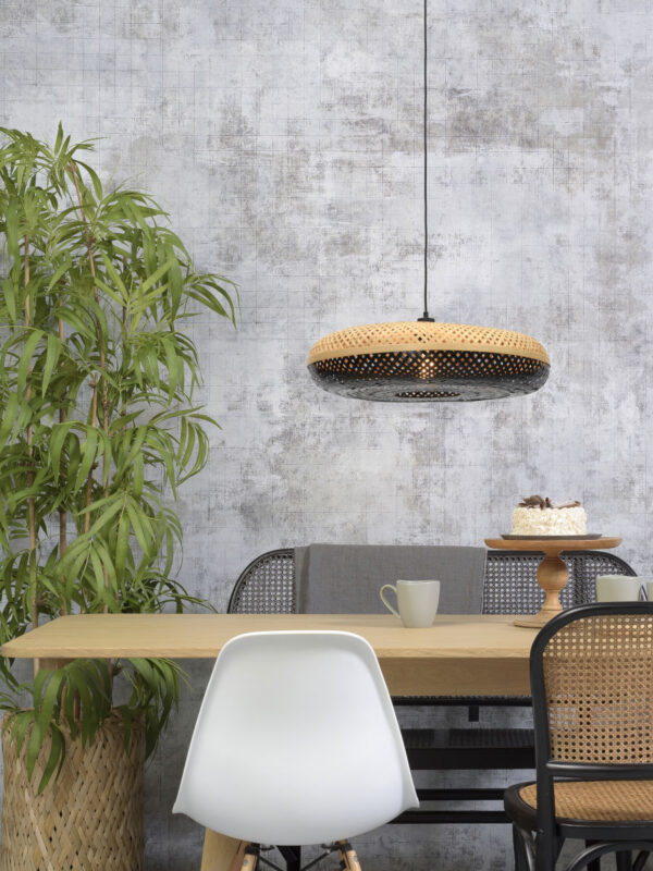 Zwart naturel hanglamp bamboe bohemian GOOD&MOJO Palawan - Image 2