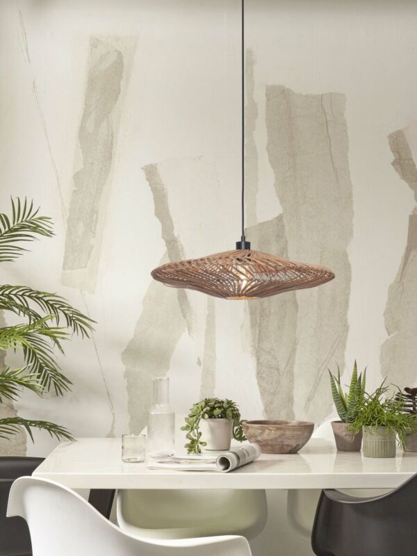 Ronde bohemian hanglamp naturel rotan GOOD&MOJO Zanzibar - Image 2