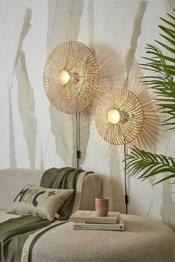Rotan metalen wandlamp metaal bohemian GOOD&MOJO Zanzibar - Image 5