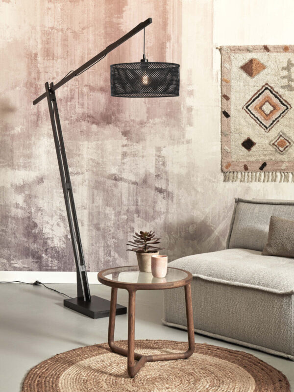 Bamboe vloerlamp zwart bohemian GOOD&MOJO Java - Image 2