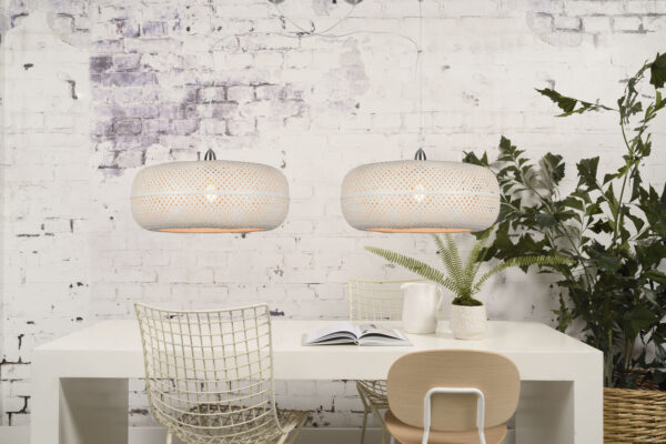 Bohemien hanglamp wit bamboe GOOD&MOJO Palawan - Image 9