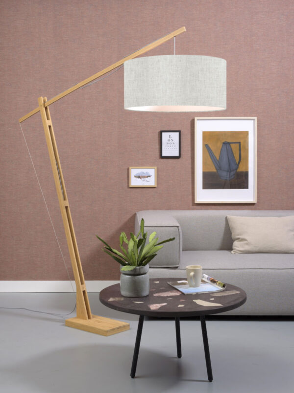 Vloerlamp bamboe grijs Scandinavisch GOOD&MOJO Montblanc - Image 5