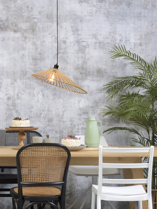 Hanglamp zwart-naturel bamboe bohemian GOOD&MOJO Bromo - Image 2