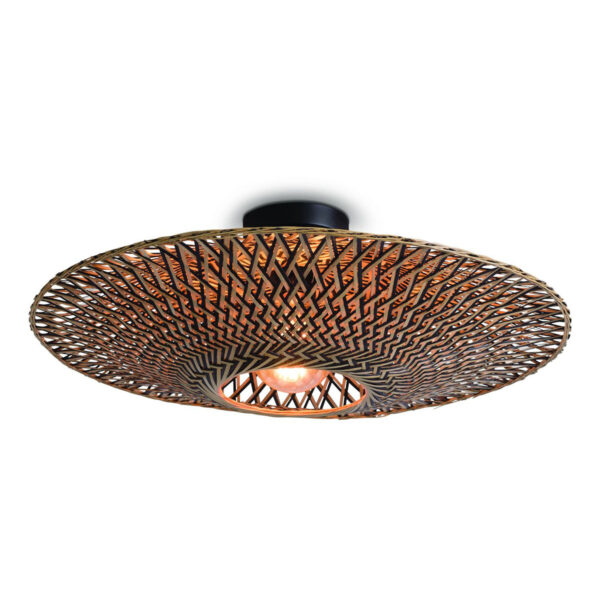 Zwarte plafonnière ufo middelgroot GOOD&MOJO Bali