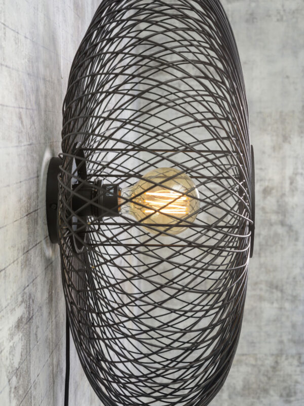 Wandlamp zwart bohemien bamboe GOOD&MOJO Cango - Image 6