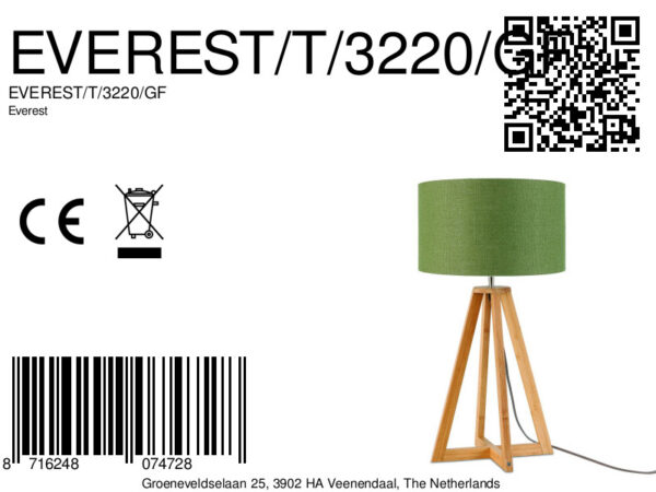 Groene tafellamp 3-hoek GOOD&MOJO Everest - Image 6