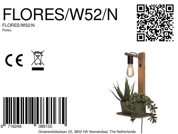 Landelijke wandlamp naturel bamboe GOOD&MOJO Flores - Image 9