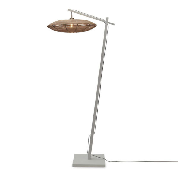 Boheemse bamboe rotan naturel vloerlamp GOOD&MOJO Tanami