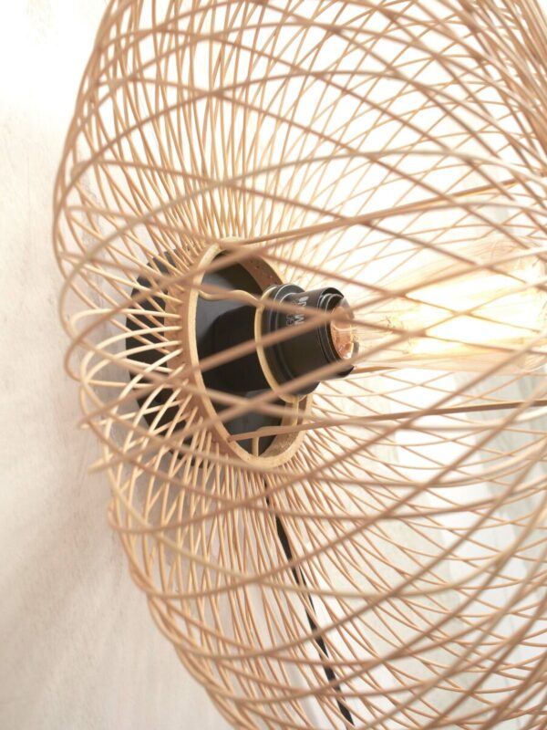 Wandlamp boheems naturel bamboe GOOD&MOJO Cango - Image 3