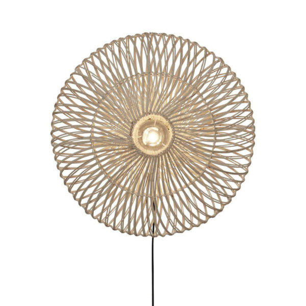 Rotan metalen wandlamp metaal bohemian GOOD&MOJO Zanzibar