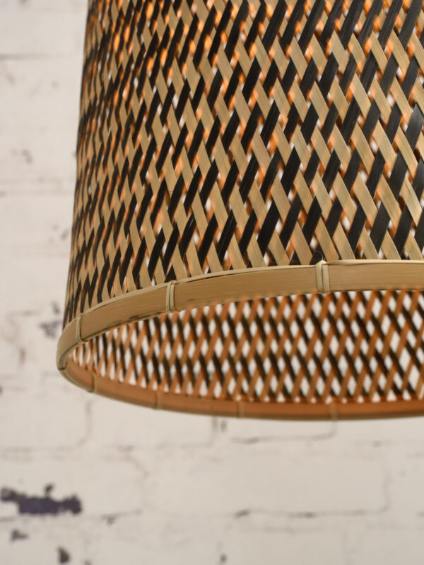 Bamboe naturel hanglamp zwart bohemian GOOD&MOJO Kalimantan - Image 6