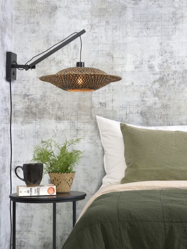 Wandlamp ufo hefboom zwart GOOD&MOJO Bali - Image 5