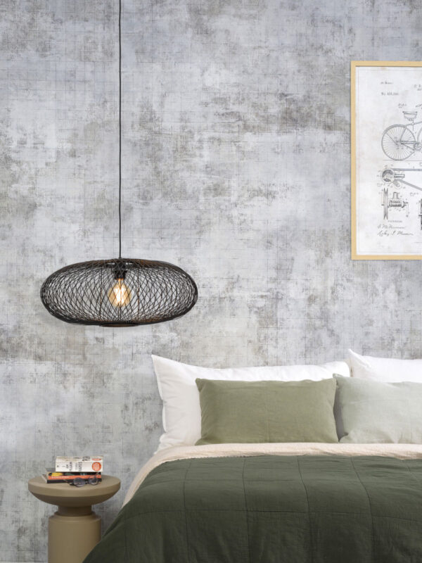Zwarte bamboe Boheemse hanglamp GOOD&MOJO Cango - Image 11