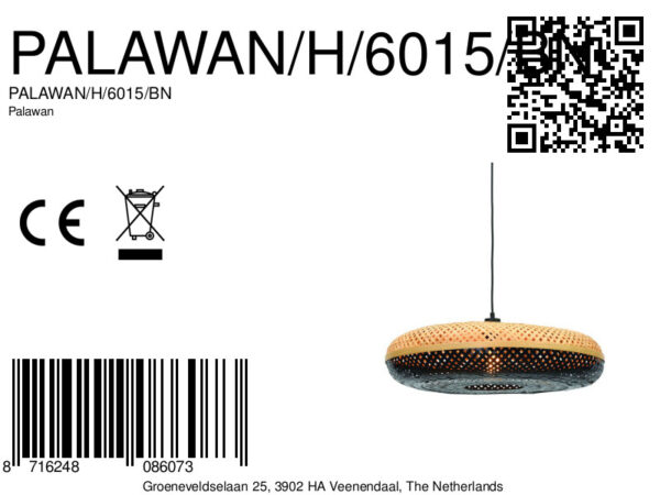 Zwart naturel hanglamp bamboe bohemian GOOD&MOJO Palawan - Image 11