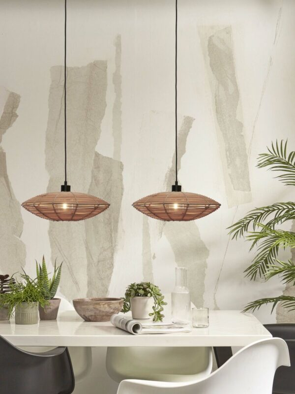 Ronde hanglamp bohemian naturel rotan GOOD&MOJO Tanami - Image 5